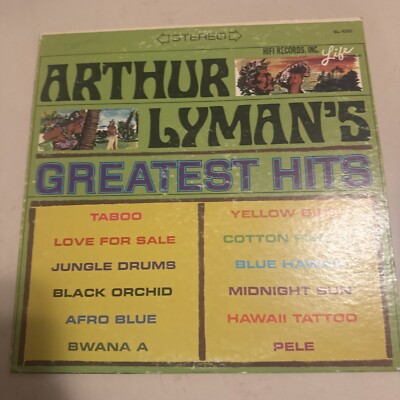 Arthur Lyman's Greatest Hits NM 1965 HiFi Records SL-1030 Stereo Vinyl LP Album