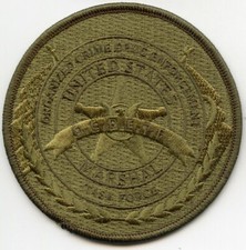US MARSHAL ORGANIZED CRIME NARCOTICS Washington DC subdued green POLICE PATCH