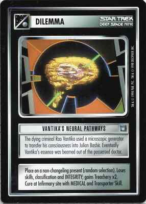 Star Trek CCG Vantika's Neural Pathways Near-Mint/NM Common   DS9 1998