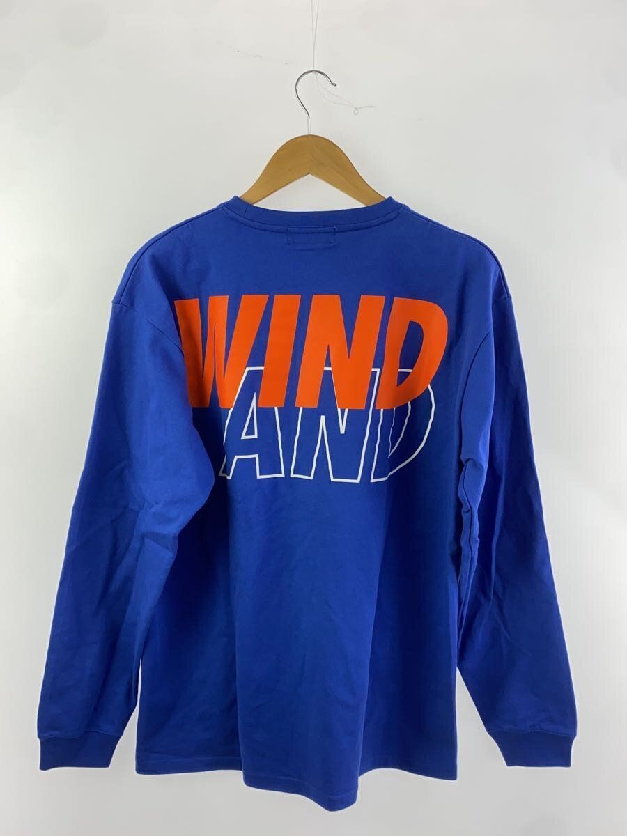 WIND AND SEA LONG SLEEVE T T-SHIRT L COTTON Blue WDS-SEA-22S WIND AND SEA LONG SLEEVE T T-SHIRT L COTTON Blue WDS-SEA-22S