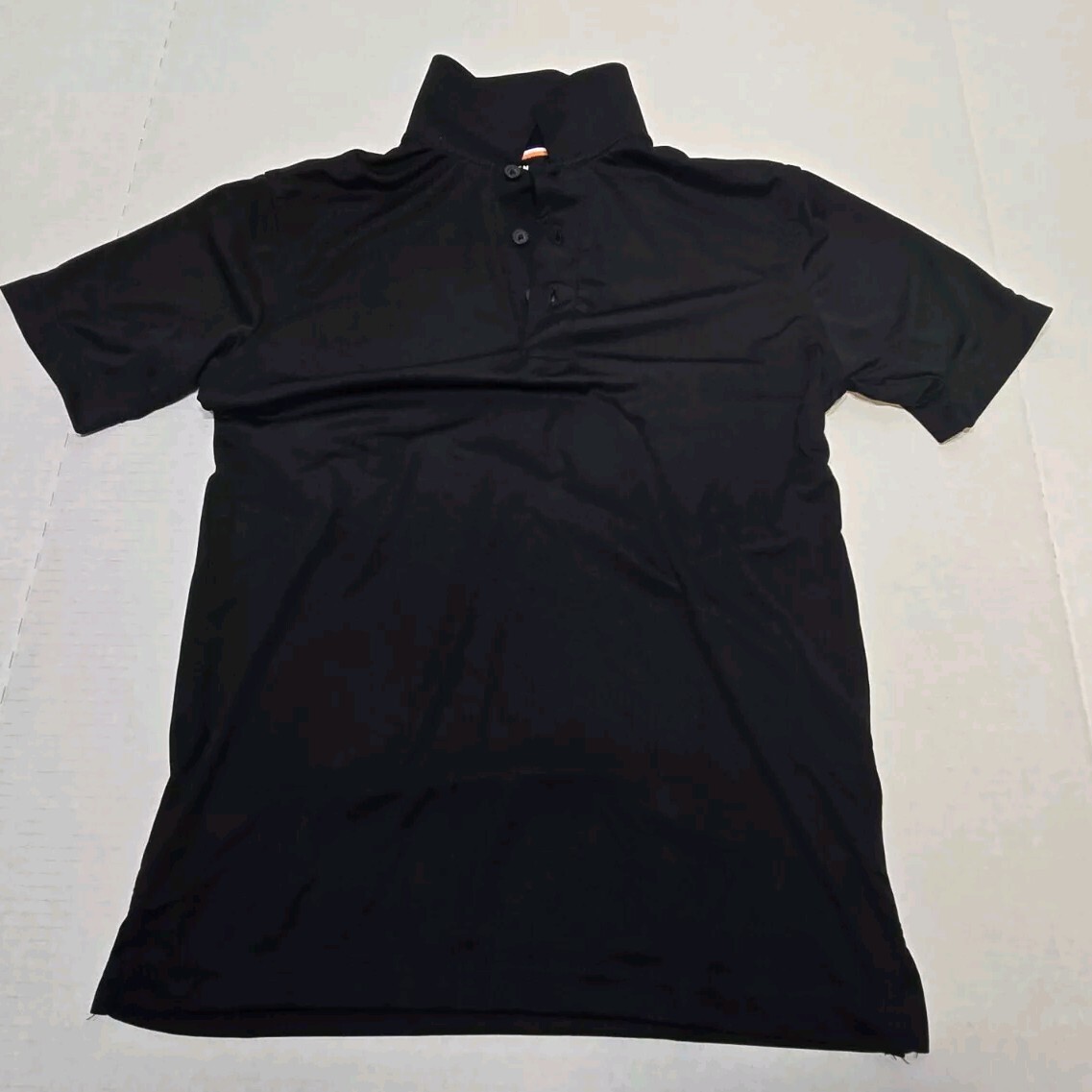 LG. Black French Toast Boy Moisture Wicking Performance Sport Polo Short Sleeve