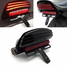 Eagle Lights Softail Smoked Tri-Bar LED Tail Light 06-16 FXST FXSTB FXSTC FXSTS 