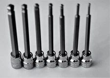 Craftsman SAE/Metric 3/8 or 1/4in. Drive Long Pattern Ball End Hex Socket Set