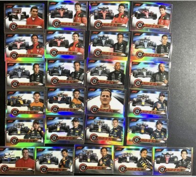 2023 Topps Chrome F1 Camber Insert COMPLETE SET (25) Formula 1