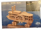 d…NIB P90139 River Boat Wooden. 1984