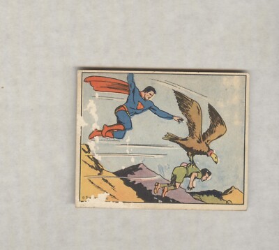 Superman Gum Card #43 Fight In Mid-Air 1940