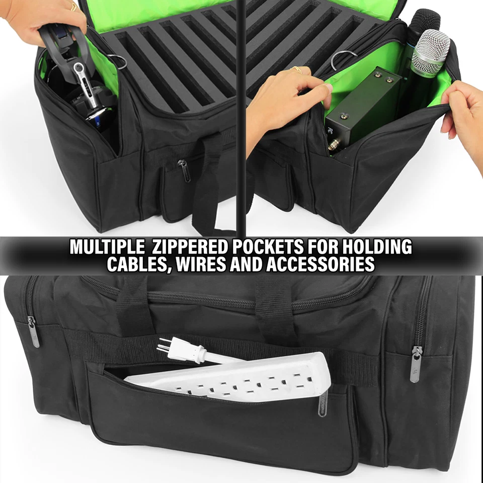 CM Microphone Case Gig Bag For DJ Equipment and Audio Accessories - Case Only - Image 4 of 4