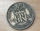 1948 Great Britain 6 Pence Wedding Coin
