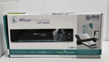 I.R.I.S. IRIScan Anywhere 6 Wifi Duplex Handheld Scanner Sealed Damaged Box