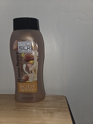 PRO SILK BODY Cocoa Butter + Vitamin E Moisturizing Liquid Body Wash 24 fl oz