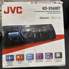 JVC KD-X560BT, 1-DIN Digital Media Receiver w/ Bluetooth, Marine/Motorsports