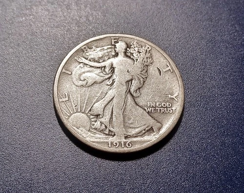 VG 1916-P Walking Liberty Half Dollar