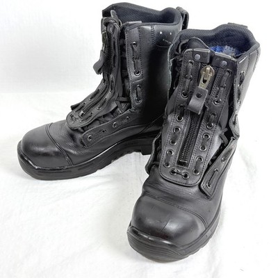 Haix Airpower R1 Black Leather EMS Station Crosstech Boots Mens 7.5W Womens 9