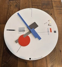 Nicolai Canetti Artec Collector's Collection-Orologio da parete design 80's