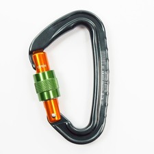 Elliot Schraubkarabiner "SILVER", 27 kN - Kletter Karabiner, Karabinerhaken