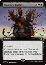 Bloodline Bidding (Extended Art) [ECL-359] NM | MTG