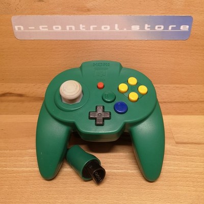 N64 CONTROLLER HORI MINI PAD GREEN GRÜN Nintendo 64 Konsole Pad Spiele