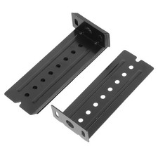 1 Set Of Heavy Duty Keyboard Slide Brackets Extended Rails Rear Mounting