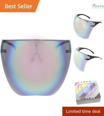 Protective Face Shield Full Cover Visor Anti-Fog Blue Light Filter Unisex