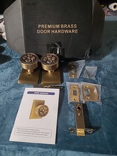 Premium. Brass Door Hardware. New Open Box It...