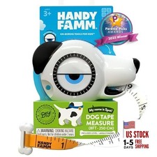 The Dog 4-in-1 Kids Tape Measure with Adjustable Level Eye, Angle Finder Spot