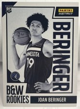 2025-26 Panini Instant Joan Beringer BLACK &amp; WHITE ROOKIES SP Timberwolves #3 RC