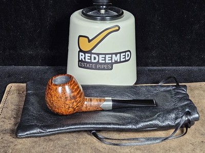Stunning! Suhr (Johannes Rasmussen) Smooth Apple with S Bang Silver Danish Pipe