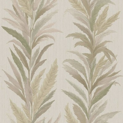 35907-Ornamenta Tree Leaf Beige Green Galerie Wallpaper