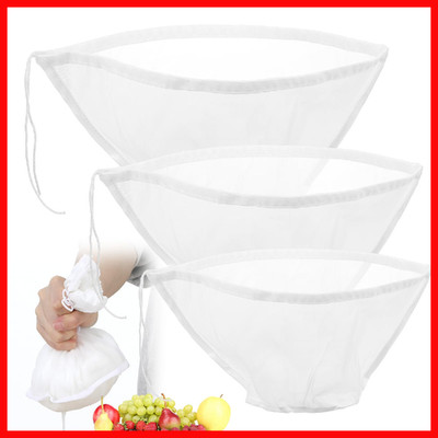 Fdclixuvol 3 Pcs Juicer Bags For Cast Iron Juicer 3 Sizes Cheese Cloth Strainer