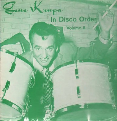 Gene Krupa In Disco Order Volume 8 NEAR MINT AJAX Vinyl LP