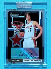 Anderson Varejao 2004-05 Bowman Rookie Auto Jersey Card /50 Silver Parallel. rookie card picture