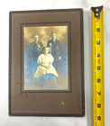 Antique Victorian Cabinet Card Photo c.1900 Three Children Siblings Fashion Suit — photo 4