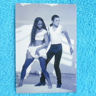 MICHAEL JACKSON exklusives FOTO #19 original IN THE CLOSET Naomi Campell