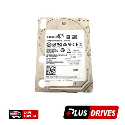 2TB SATA ST2000NX0253 Seagate 2.5 Enterprise Hard Drive 7200 RPM 6Gbps 128MB