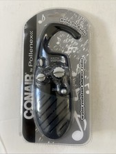 Vintage Conair SR10 Black Shower Radio AM FM - Portable Hang On - Retro Bathroom