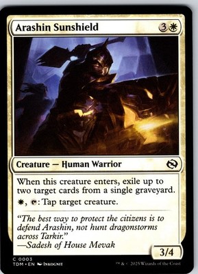 Arashin Sunshield 3 TDM Tarkir: Dragonstorm NM
