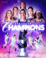 Mist 2026 Unrivaled Champions 8.5 x 11 Photo WNBA Basketball.  