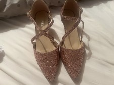 Rose Gold Glitter Women’s Shoes