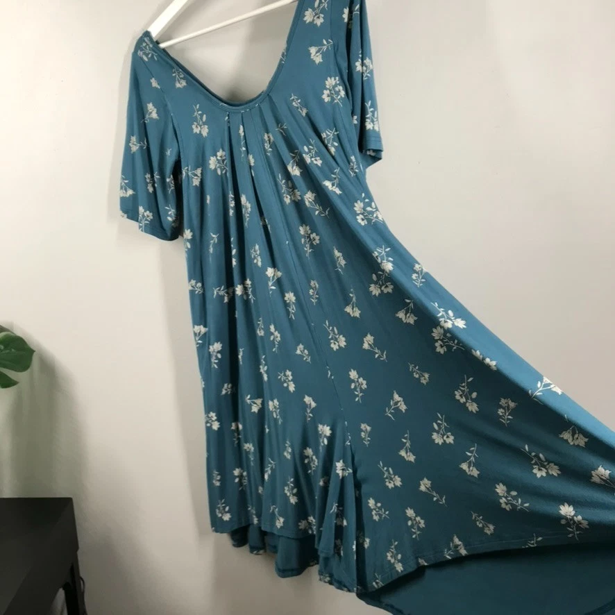 Vestido MAMA para mujer talla 00-6 pequeño floral manga corta mameluco de enfermería Foto 3 de 4