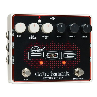 Electro-Harmonix Soul POG Overdrive and Octave Multi Effects Guitar Pedal