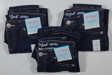 Cat and Jack Lot Kids Size 6 Super Skinny Dark Wash Adjustable Waist Stretch New