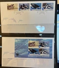 Australian 5: Two FDC 2009 DOLPHINS of Australian coastline  (737)