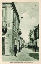 ASCOLI SATRIANO - CORSO RUGGERO BONGHI - CARTOLINA F/PICCOLO SPEDITA 1950 - V144