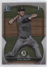2023 Bowman Draft Chrome Refractor Cole Miller #BDC-51 6u5