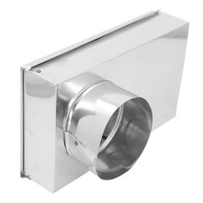 Dryer Vent Periscope 2inx 6in Robust Structure Dryer Vent Kit Anti Clogging For