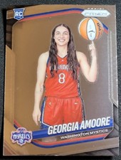 Georgia Amoore 2025 Panini Prizm WNBA #140 Rookie Image Variation Mystics RC
