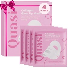 Quasi Bio-Collagen Face Mask 4-Pack - Niacinamide  Collagen Overnight Hydration