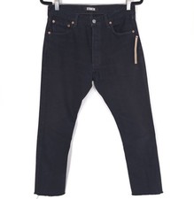 NWOT REFORMATION x Levis Women's Jeans 27 Straight Leg Black Button Fly USA MADE