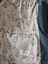 Quality Botanical Design Curtains Velvet Edged Heavy Lined W106 X L89 Inches