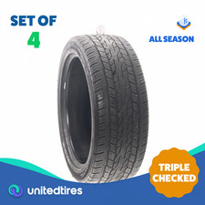 Set Of 4 Used 27545r22 Continental Crosscontact Lx20 108v - 732 Set Of 4 Used 27545r22 Continental Crosscontact Lx20 108v - 732